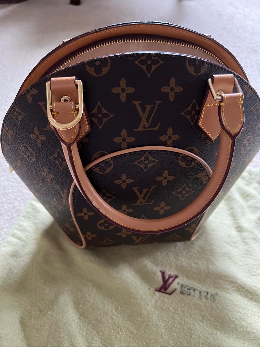 Louis Vuitton Monogram Mini Dome Satchel in Brown and Tan